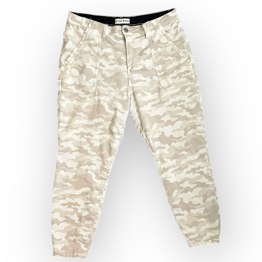Knox Rose Beige Camo Pants